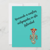 Day of the Dead Dankeskarte (Rückseite)