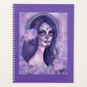Day of the dead purple roses and butterflies Renee Planer (Vorderseite)