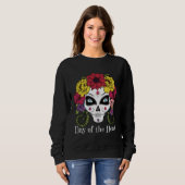 Day of the Dead Sugar Skull Sweatshirt (Vorne ganz)