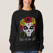 Day of the Dead Sugar Skull Sweatshirt (Vorderseite)