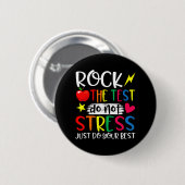 Day Rock Test Teacher Test Day Teacher Button (Vorne & Hinten)