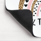 Day Rock The Test Teacher Funny Rainbow Testing Da Mousepad (Ecke)