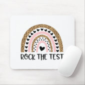 Day Rock The Test Teacher Funny Rainbow Testing Da Mousepad (Mit Mouse)