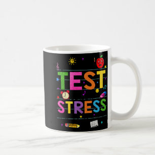 Day Rock The Test Teacher Funny Testing Day Studen Kaffeetasse