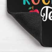 Day Rock the Test Teacher Testing Day 1 Mousepad (Ecke)