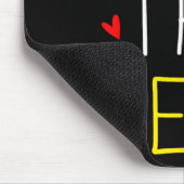 Day Rock the Test Teacher Testing Day Funny Teache Mousepad (Ecke)