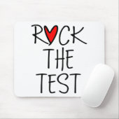 Day Rock the Test Teacher Testing Day Funny Teache Mousepad (Mit Mouse)