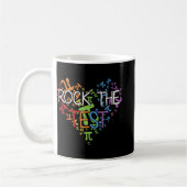 Day Rock the Test Teacher Testing Day Rainbow Teac Kaffeetasse (Links)