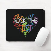 Day Rock the Test Teacher Testing Day Rainbow Teac Mousepad (Mit Mouse)