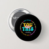 Day Rock the Test Teacher Testing Day Sie Got habe Button (Vorne & Hinten)