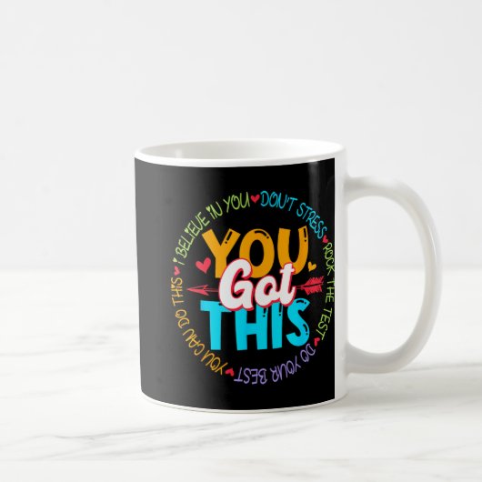 Day Rock the Test Teacher Testing Day Sie Got habe Kaffeetasse (Rechts)