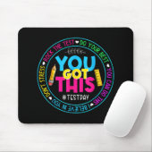 Day Rock the Test Teacher Testing Day Sie Got habe Mousepad (Mit Mouse)