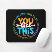 Day Rock the Test Teacher Testing Day Sie Got habe Mousepad (Mit Mouse)