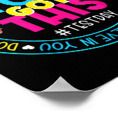 Day Rock the Test Teacher Testing Day Sie Got habe Poster (Ecke)