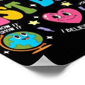 Day Rock the Test Testing Day Motivierend Teacher Poster (Ecke)