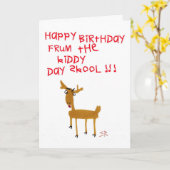 Day Skool Happy Birthday Card Karte (Gelbe Blume)