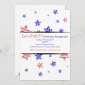 Day Stars Invitation Präsidenten Einladung (Vorne/Hinten)