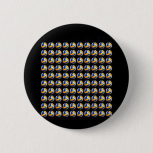 Day Student Boys Girls Volleyball 100 Tage Scho Button