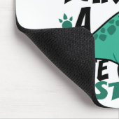 Day T-rex Funny Student Lehrer Dinosaur Test Mousepad (Ecke)
