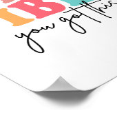 Day Teacher Shirt, das Sie Got haben Dieses Gesche Poster (Ecke)