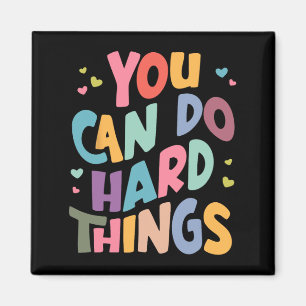 Day Teacher Shirt kann man hart tun Frauen Kind Magnet