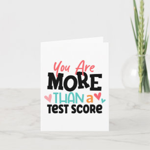 Day Teacher Shirt Sie sind mehr als ein Test-Score Karte