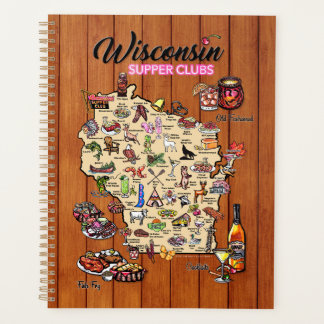 Day Timer - Wisconsin Supper Club Map Planer