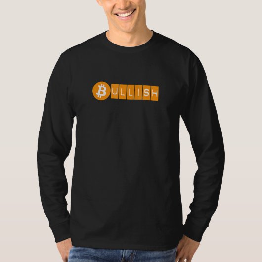 Day Trader Bullish auf Bitcoin T-Shirt (Vorderseite)