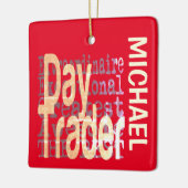 Day Trader Extraordinaire CUSTOM Keramikornament (Links)