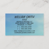 Day Trader Landschaftlich Buffalo Hintergrund Visitenkarte (Rückseite)