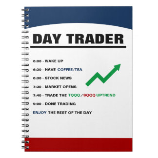 Day Trader Today Notebook Notizblock