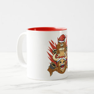 Day Trader Weihnachtsgeschenk Zweifarbige Tasse