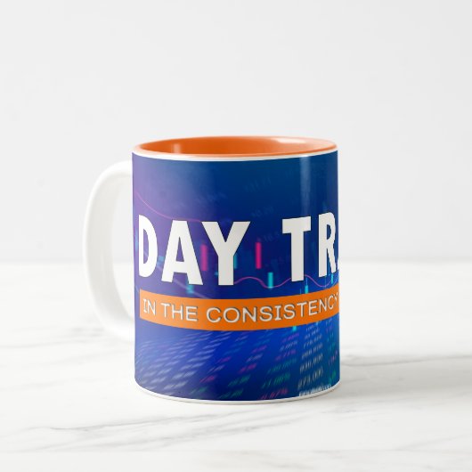 day trader zweifarbige tasse (Vorderseite Links)