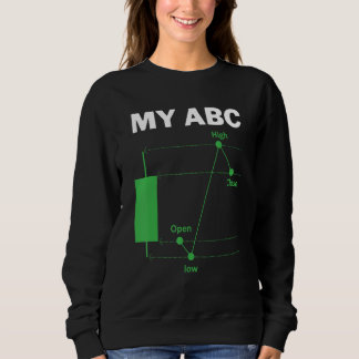 Day Trading Quote My ABC Stockbroker Market Trader Sweatshirt