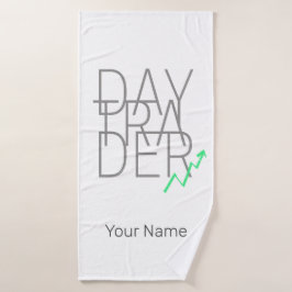 Day Trading und Kryptowährungen Börse Badehandtuch