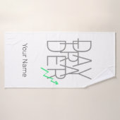 Day Trading und Kryptowährungen Börse Badehandtuch (Badehandtuch)