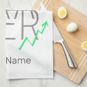 Day Trading und Kryptowährungen Börse Geschirrtuch (Viertel Falte)