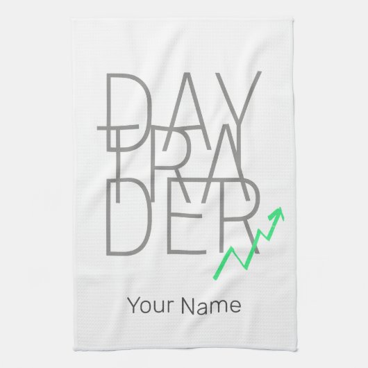 Day Trading und Kryptowährungen Börse Geschirrtuch (Vertikal)