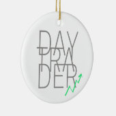 Day Trading und Kryptowährungen Börse Keramik Ornament (Rechts)