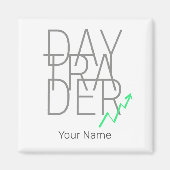 Day Trading und Kryptowährungen Börse Magnet (Vorne)