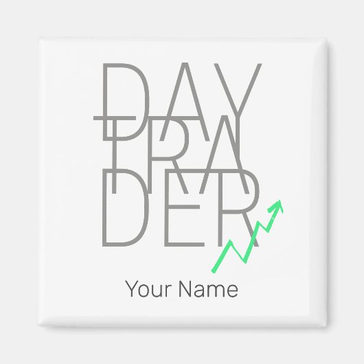 Day Trading und Kryptowährungen Börse Magnet (Vorne)