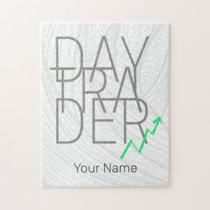 Day Trading und Kryptowährungen Börse Puzzle