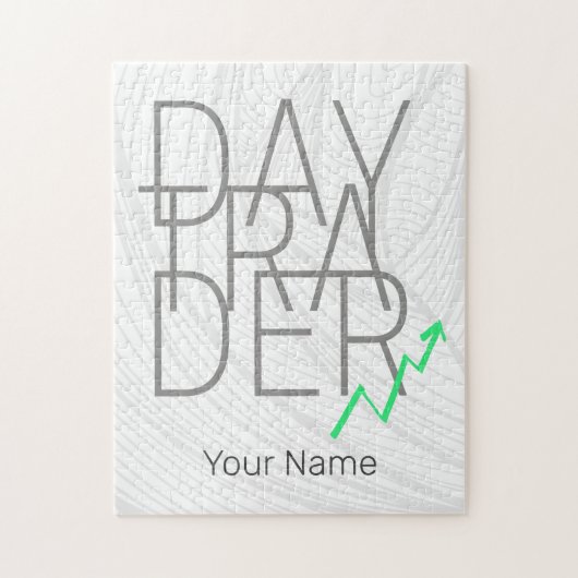 Day Trading und Kryptowährungen Börse Puzzle (Vertikal)