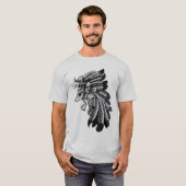 Dayak Chief Skull T-Shirt (Vorne ganz)
