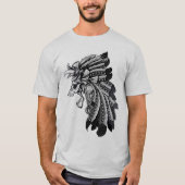 Dayak Chief Skull T-Shirt (Vorderseite)