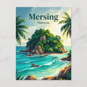 Dayang Insel Malaysia Postkarte