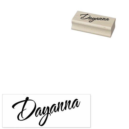 Dayanna Name Gummistempel (Stempel)