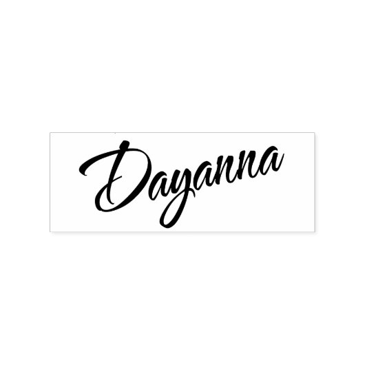 Dayanna Name Gummistempel (Prägung)