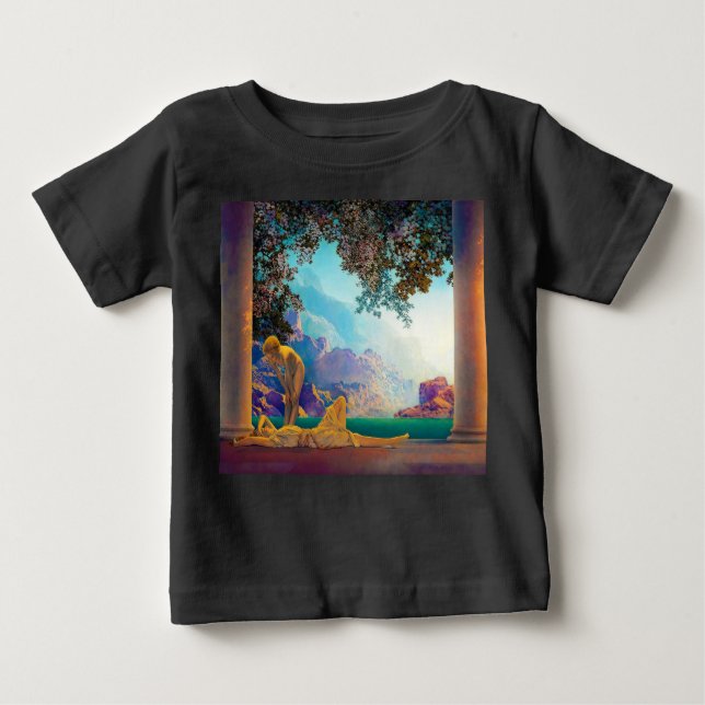 Daybreak, 1922 von Maxfield Parrish Baby T-shirt (Vorderseite)
