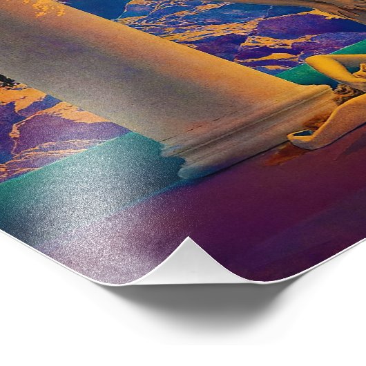 Daybreak, 1922 von Maxfield Parrish Fotodruck (Ecke)